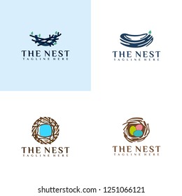 The nest creative logo