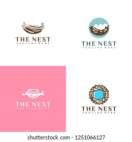 The nest creative logo