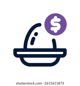 nest dual tone icon. Sleek and modern vector icon for websites, mobile apps, marketing materials, and corporate design. Fully scalable and ready to use.