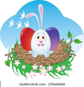 nest Easter bunny