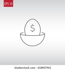 Nest egg icon