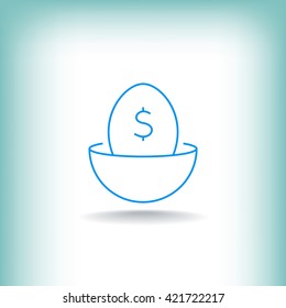 Nest egg icon