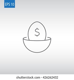 Nest egg icon