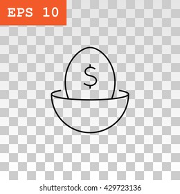 Nest egg icon