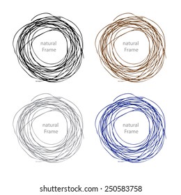 nest frame.vector background