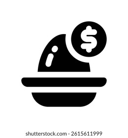 nest glyph icon. Strong and solid vector icon for websites, mobile interfaces, presentations, and visual branding. High quality and easy to edit.