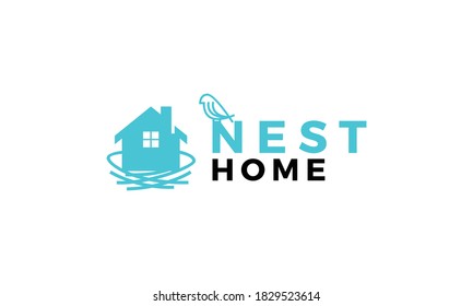 Nest Home Vector Logo Design Inspirations 