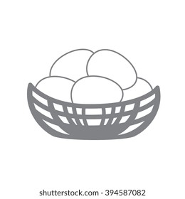 Nest Icon Isolated On White Background
