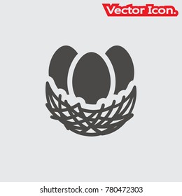 Nest icon isolated sign symbol and flat style for app, web and digital design. Vector illustration.