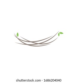 nest illustration logo design symbol vector template