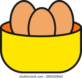 Nest Line Filled Vector Icon Design
