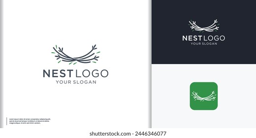 nest logo design inspiration for business of company.