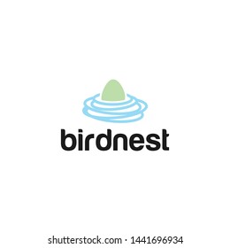 Nest Logo Design Vector for Icon and factory Logo