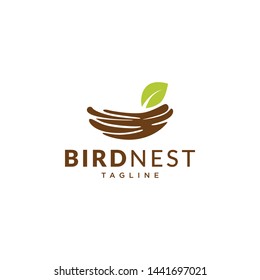 Nest Logo Design Vector for Icon and factory Logo