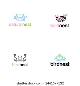 Nest Logo Design Vector for Icon and factory Logo