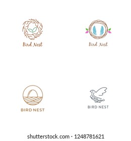 Nest Logo Vector Template