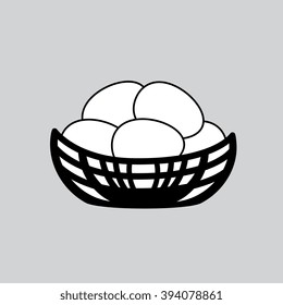 Nest Vector Icon Isolated