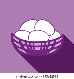 Nest Vector Icon Isolated
