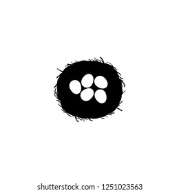 nest vector icon. nest sign on white background. nest icon for web and app