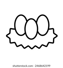 Nest Vector Line Icon Design