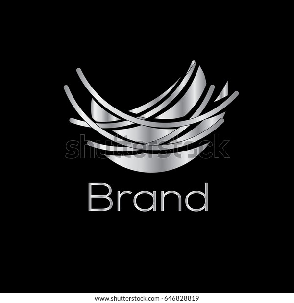 Nest Vector Logo Design Template Stock Vector (Royalty Free) 646828819
