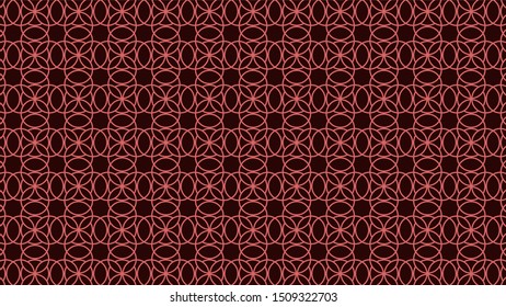 Nested red circle pattern background 