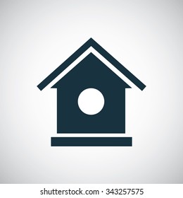 nesting box icon, on white background
