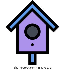 nesting box outline icon

