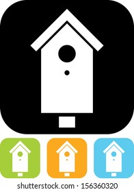 Nesting box vector icon 