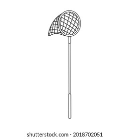 Net of butterfly vector icon.Outline vector icon isolated on white background net of butterfly.