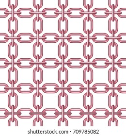 Net of chain in pink design 