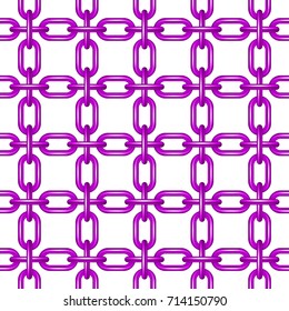 Net of chain in purple design 