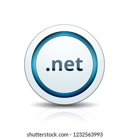 net domain name button illustration
