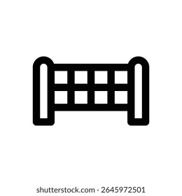 Net. Editable stroke vector icon.