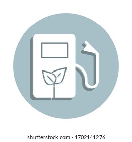 Net energy badge icon. Simple glyph, flat vector of energy icons for ui and ux, website or mobile application