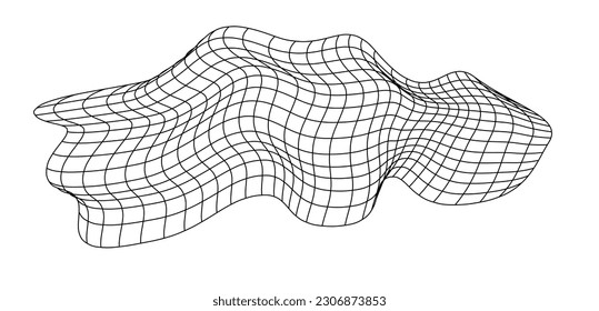 Net flying waving. Texture wave textile. Fabric square cells of sea wind. Vector illustration rolling hills. Flag windy stream flow. Network structure surface checkered background sport lines border.