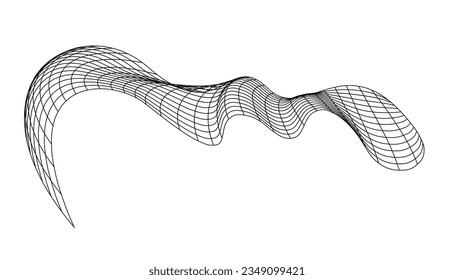 Net flying waving. Texture wave textile. Fabric square cells of sea wind. Vector illustration rolling hills. Flag windy stream flow. Network structure surface checkered background sport lines border.