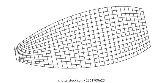 Net flying waving. Texture wave textile. Fabric square cells of sea wind. Vector illustration rolling hills. Flag windy stream flow. Network structure surface checkered background sport lines border.