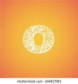 Net font from a typeset, vector font