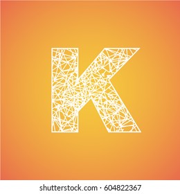 Net font from a typeset, vector font