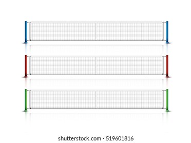 Net For The Game Of Tennis Vector Design Isolated On White Background