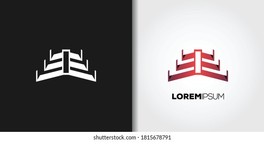 net geometric logo template set vector