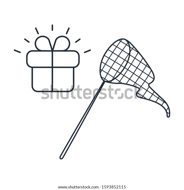 Net Gift Opportunity Receive Gift Vector Stock Vector (Royalty Free) 1593852115 Shutterstock