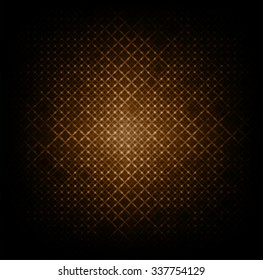 net, grille, grill, grid, Dark brown Abstract light lamps background for Technology computer graphic website internet and business. Screen on stage.Vector illustration.Spot Effect. neon.point,