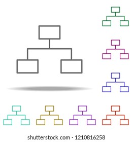 net icon. Elements of business in multi color style icons. Simple icon for websites, web design, mobile app, info graphics