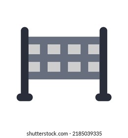 Net Icon with Flat Style