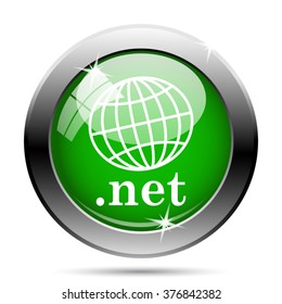 .net icon. Internet button on white background. EPS10 vector.
