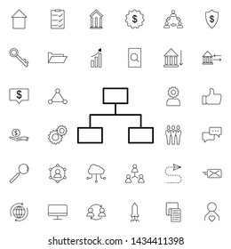 net icon. Universal set of business for website design and development, app development