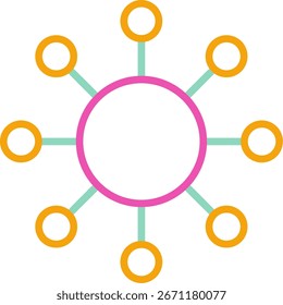 Net Icon Vector Design Art Illustration Symbol