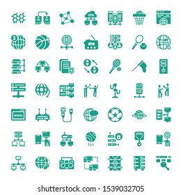 net icons. Editable 49 net icons. Included icons such as Web, Mainframe, Soccer, Network, Radio, Internet, Ethernet, Server, Basketball, Router, Www. net trendy icons for web.